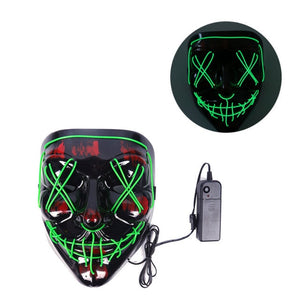 Halloween Decoration Glowing Led Mask Party