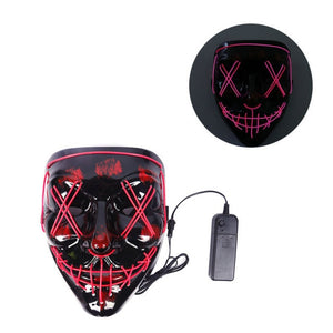 Halloween Decoration Glowing Led Mask Party