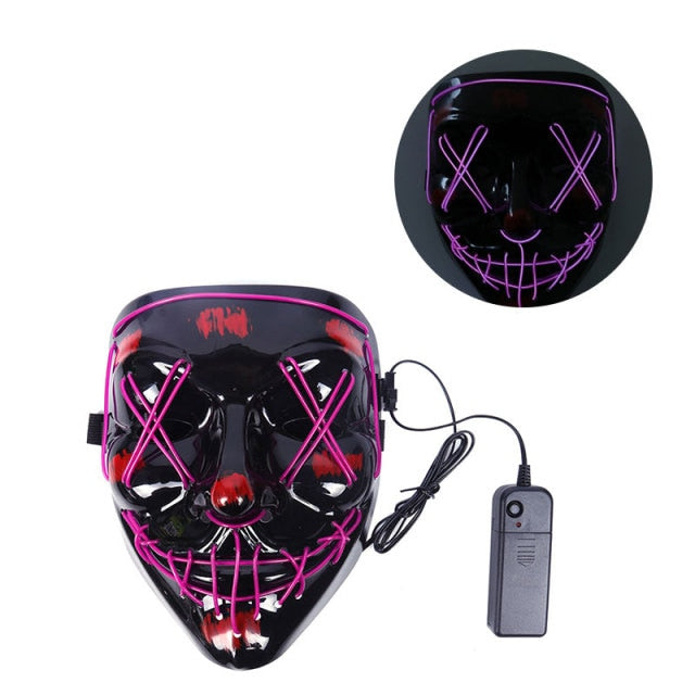 Halloween Decoration Glowing Led Mask Party