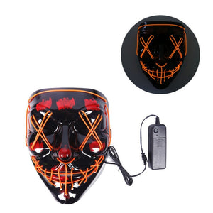 Halloween Decoration Glowing Led Mask Party